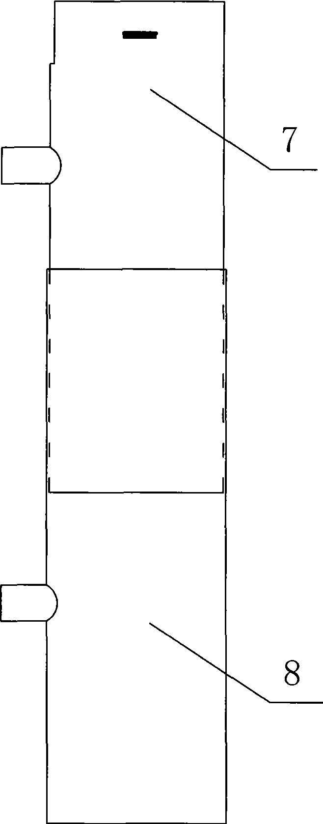 Gob-side entry retaining side support method of coal bed fully mechanized caving face