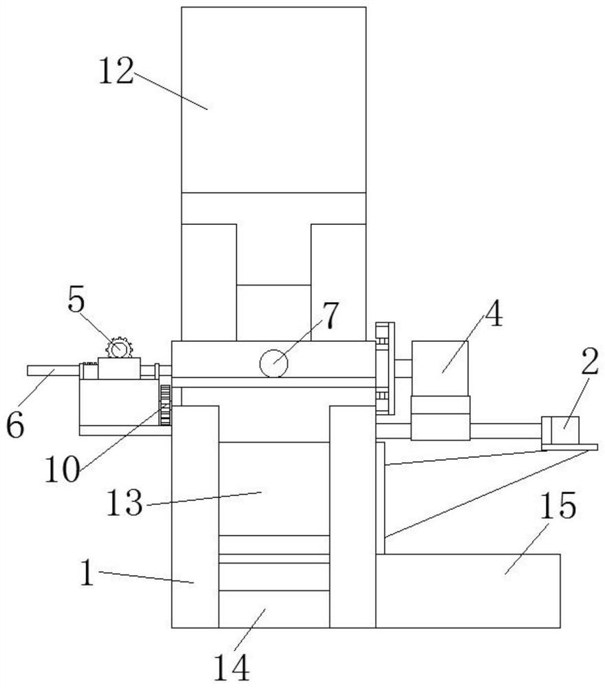 Dismounting device for recycling plastic bottles based on environmental protection