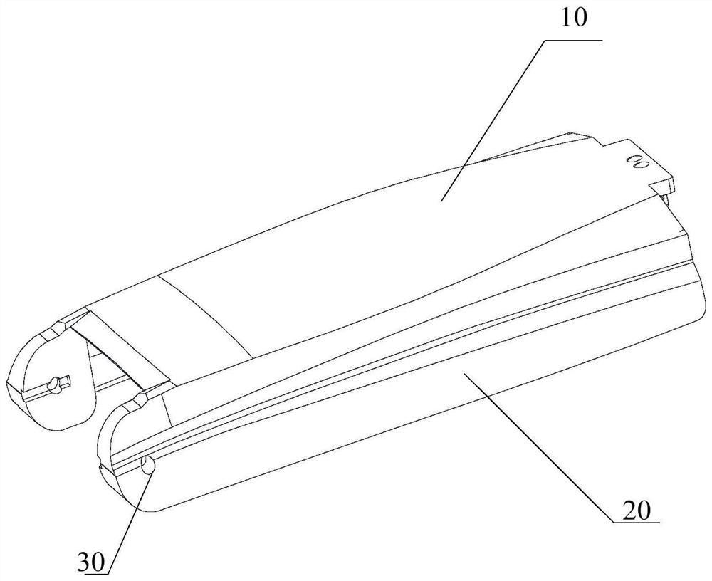 The upper cover of the nucleic acid detection chip installation chamber