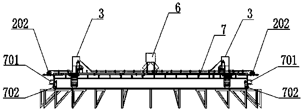 Rotation type segregation-preventing device