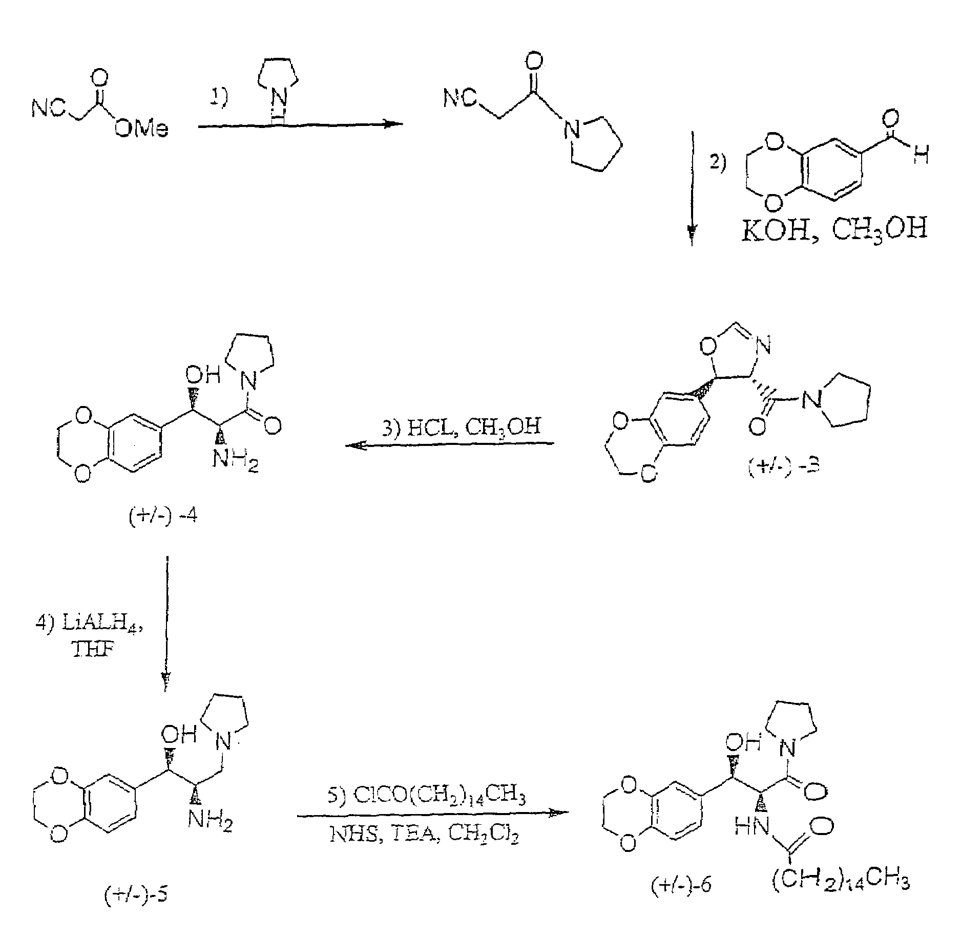 Diastereoselective synthesis of UDP-glucose: N-acylsphingosine glucosyltransferase inhibitors