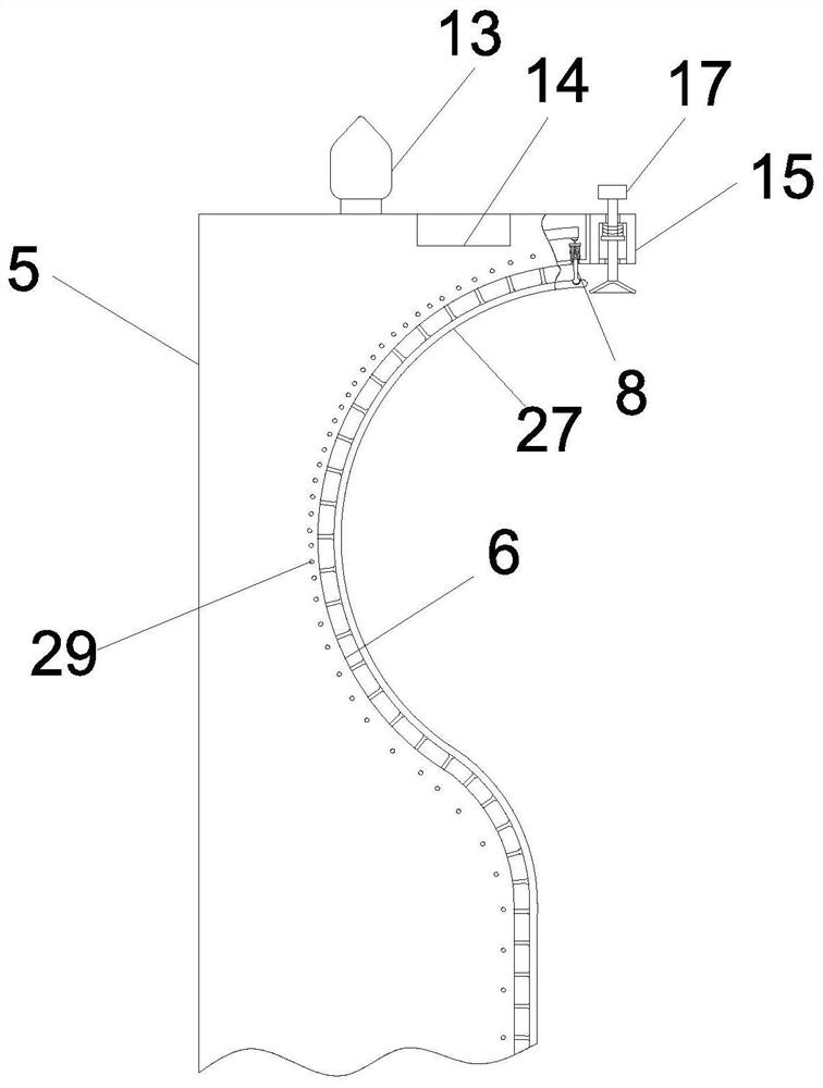 LED bulb surface detection device and method