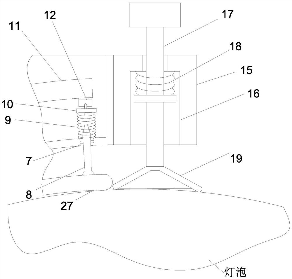 LED bulb surface detection device and method