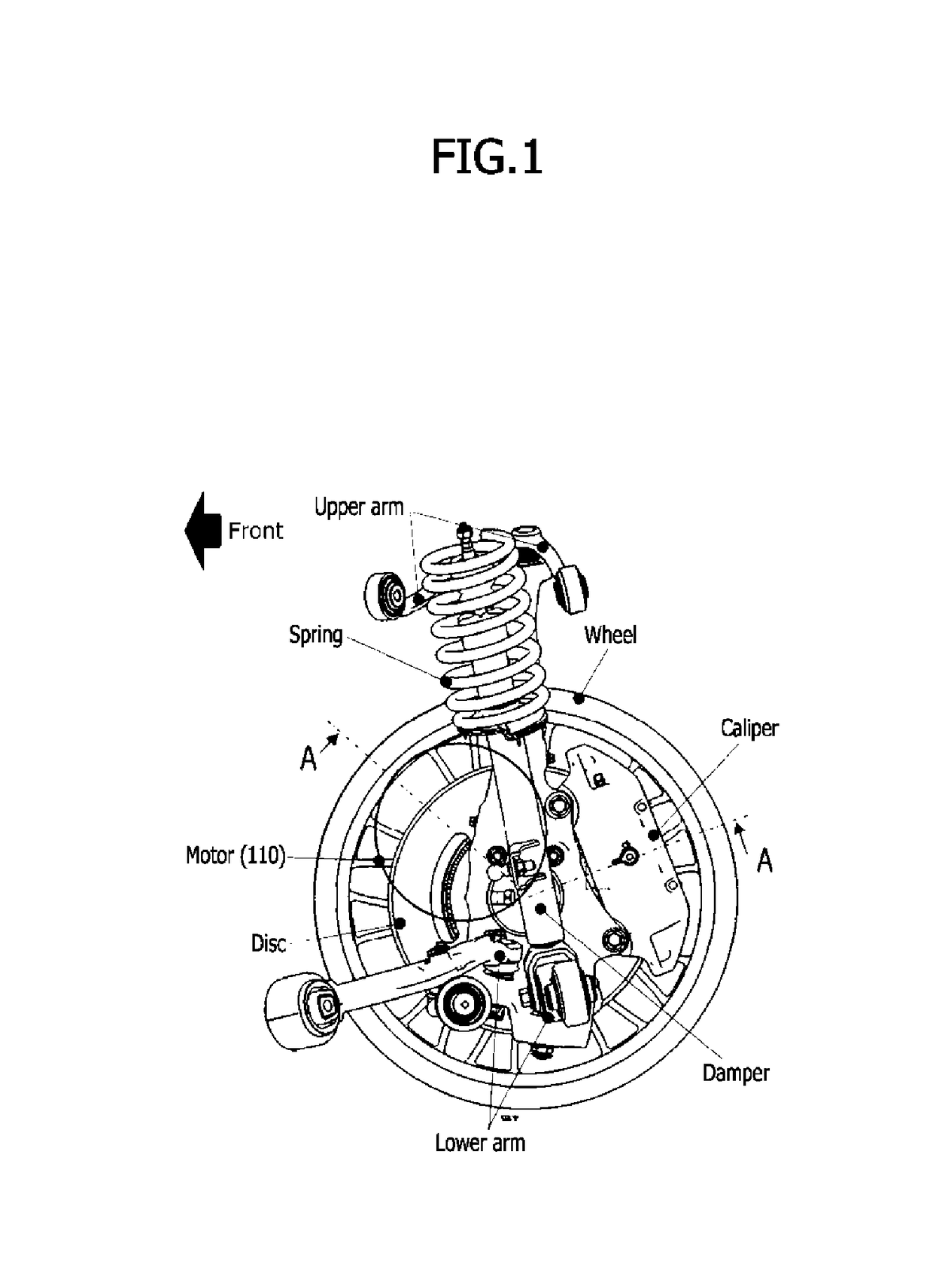 Apparatus and method for detecting fault in in-wheel driving system of vehicle