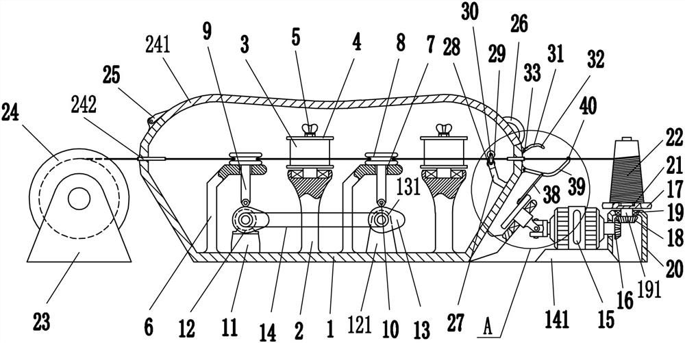 Waxing equipment for textile yarn