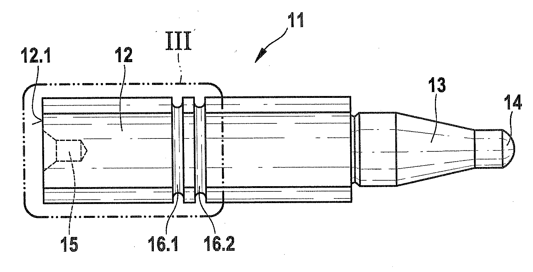 Plunger for a solenoid valve and a method for labeling plungers for solenoid valves