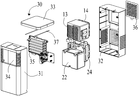 Cooling and heating air conditioner