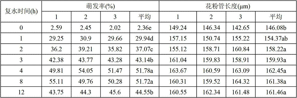 Apocarya pollen in-vitro germination liquid culture medium and application thereof in measuring pollen activity