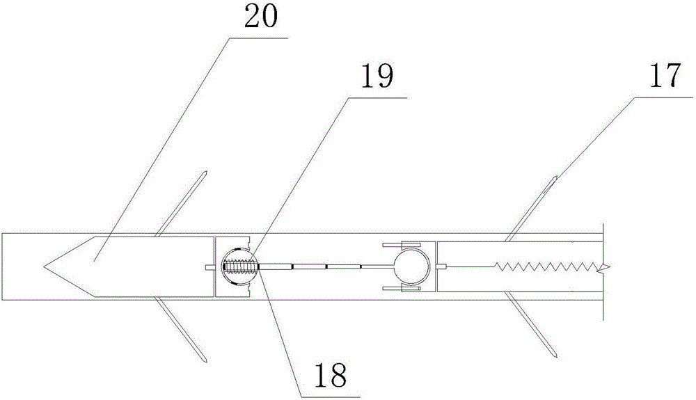 Multi-point displacement meter capable of automatically measuring space displacement