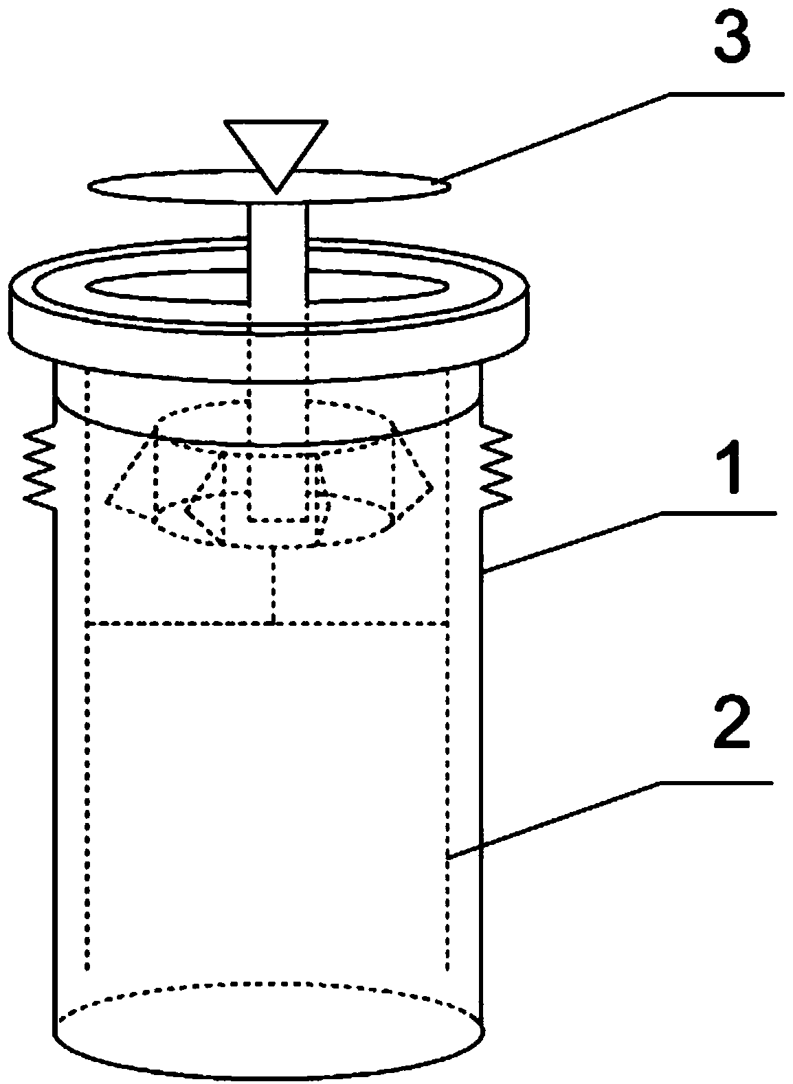 Telescopic trash can for office space