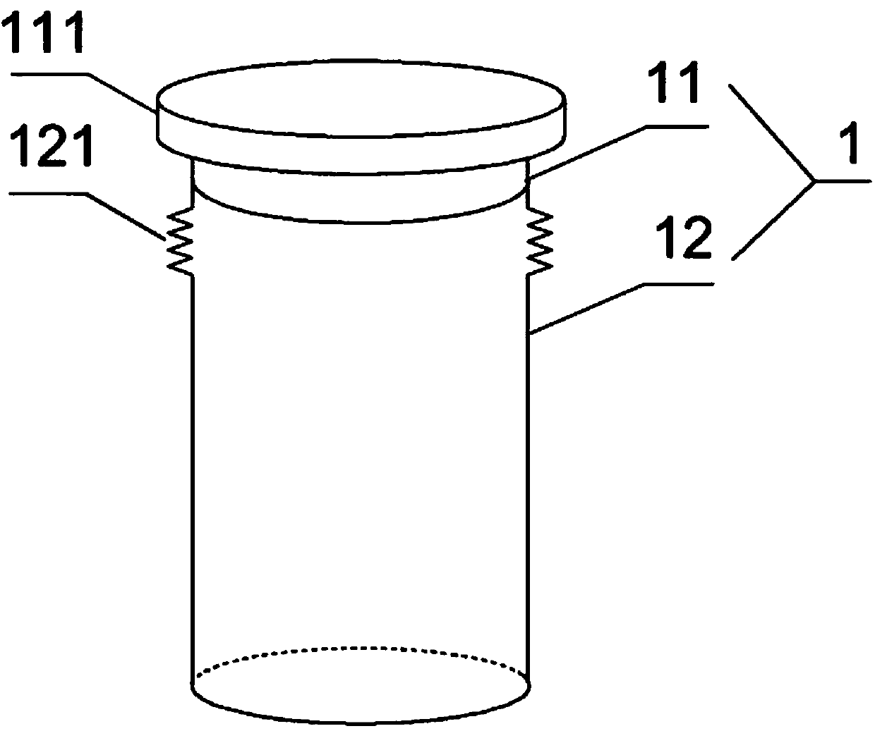 Telescopic trash can for office space