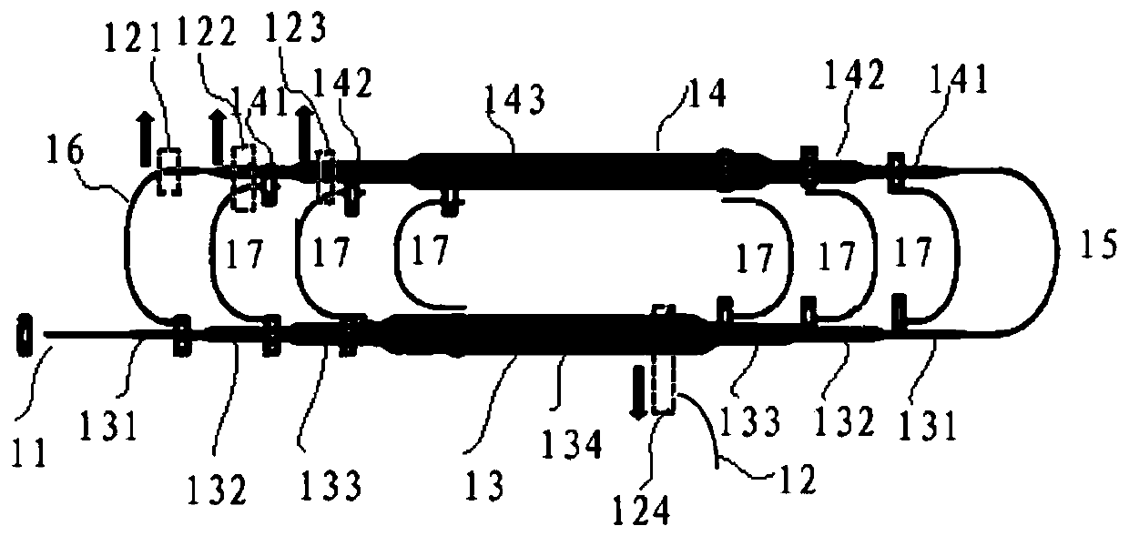 Adjustable light delay line of silicon-based coupling waveguide and method for regulating and controlling light delay