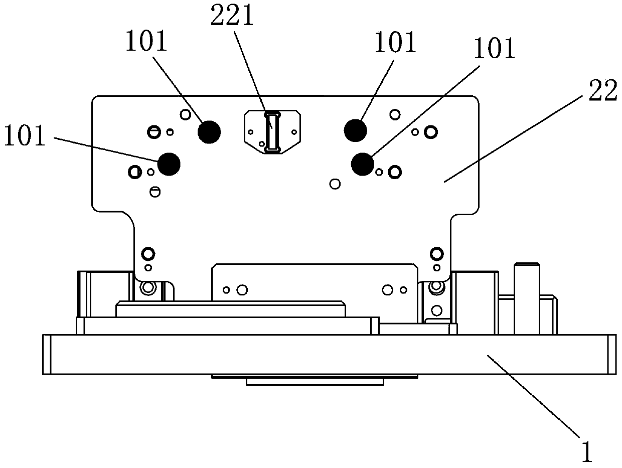 Detector for detecting liquid crystal module