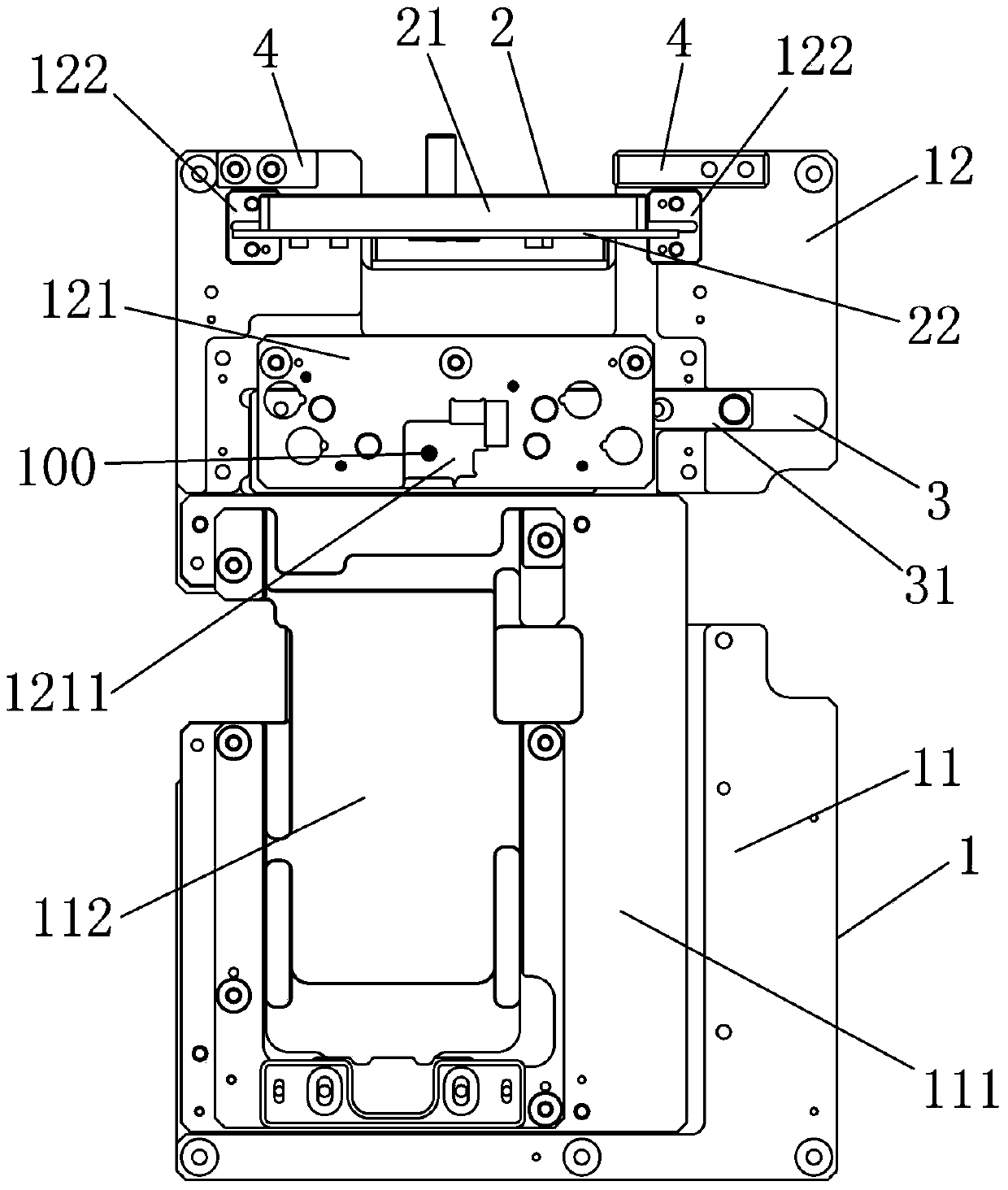 Detector for detecting liquid crystal module