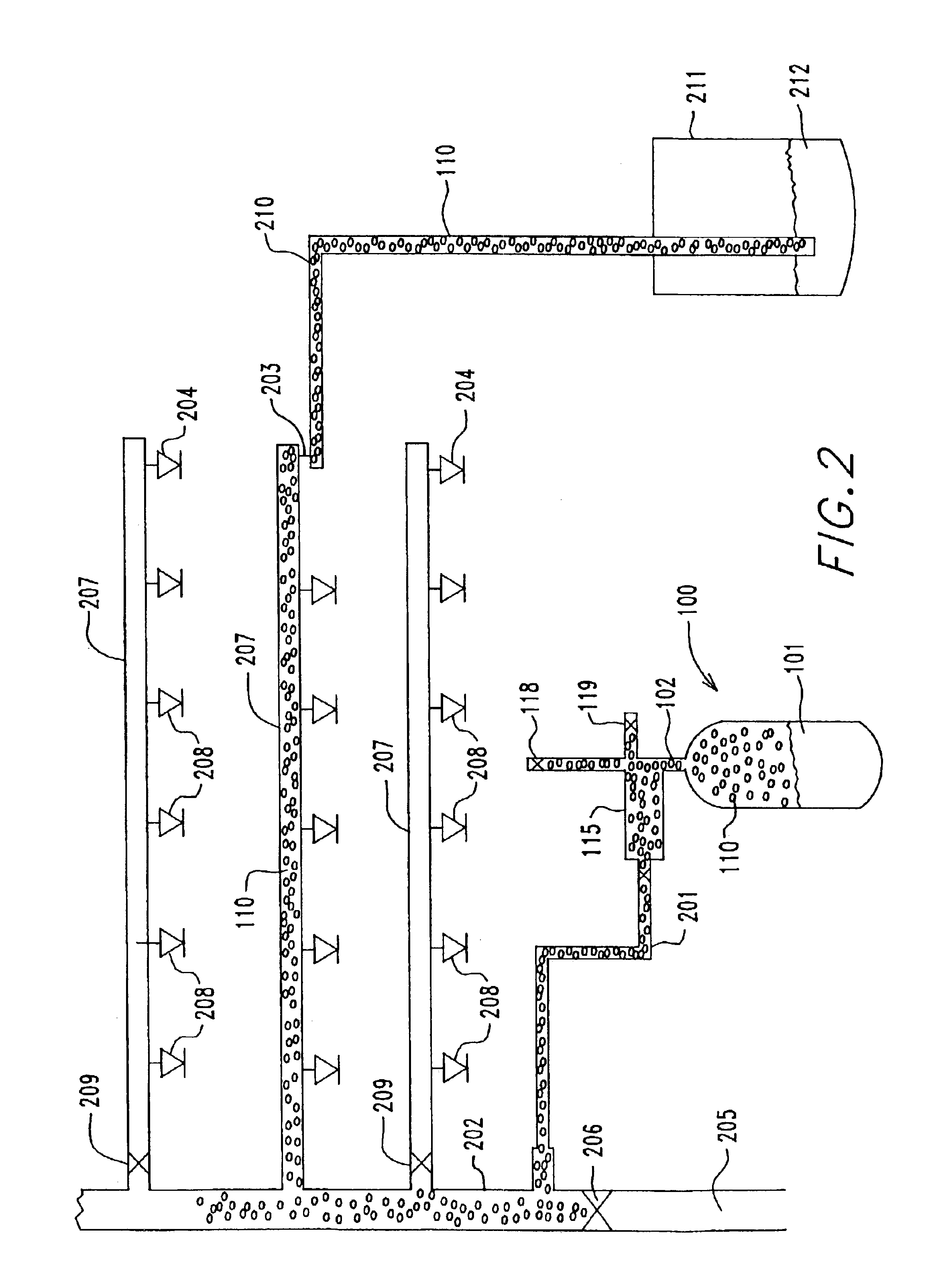 Method and apparatus to clean and apply foamed corrosion inhibitor to ferrous surfaces