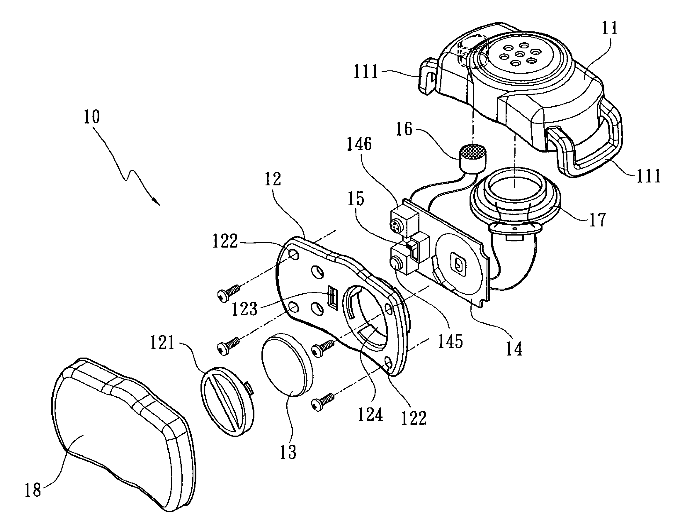 Audio-activated soothing device