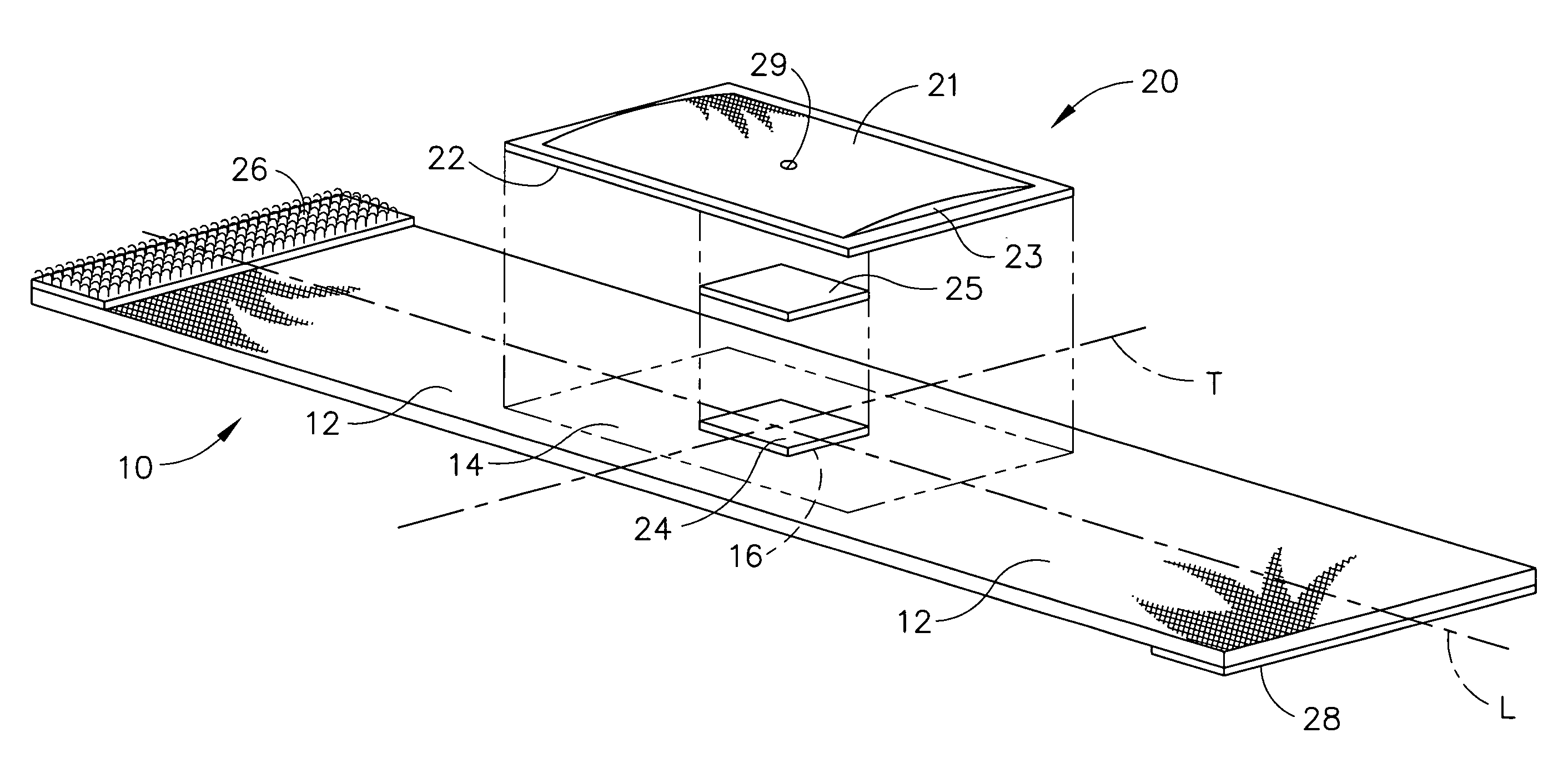 Textile joint wrap holder and thermal article