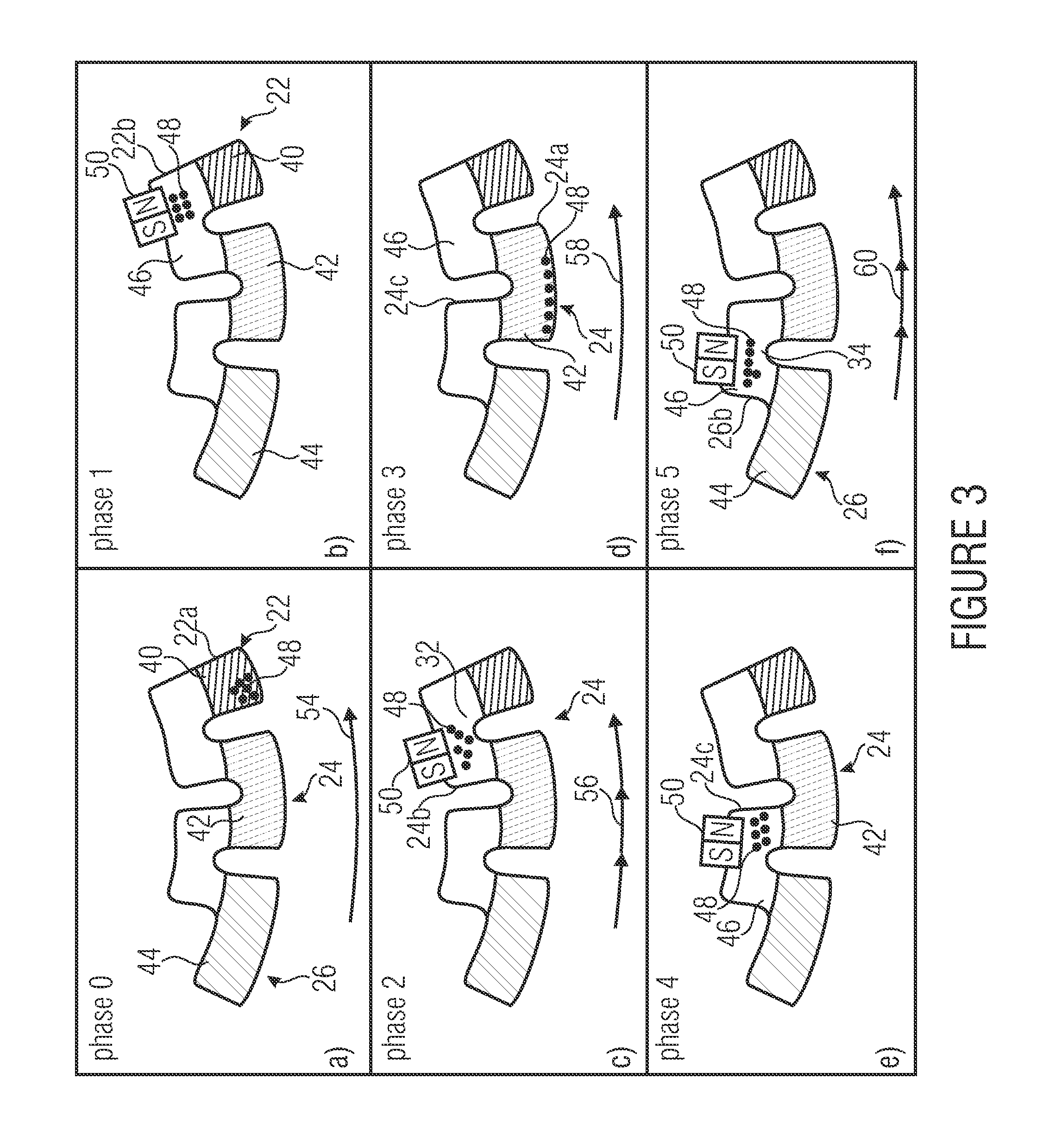 Method of transporting magnetic particles