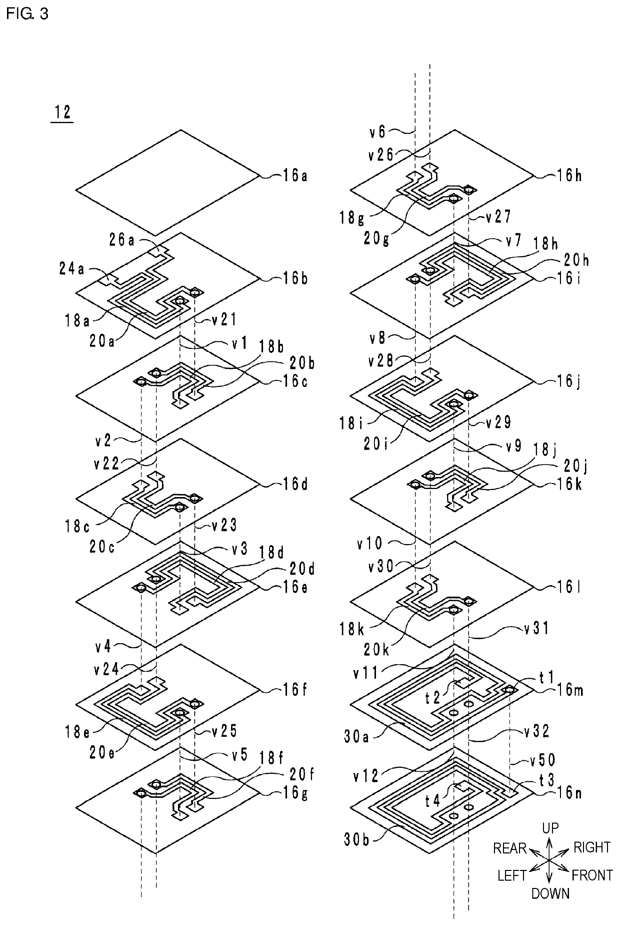 Common mode choke coil and electronic apparatus