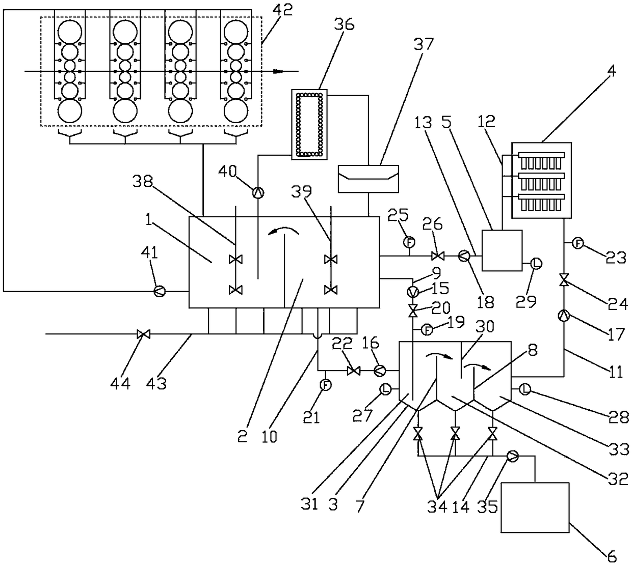 Emulsion filtration system and method for cold continuous rolling of stainless steel