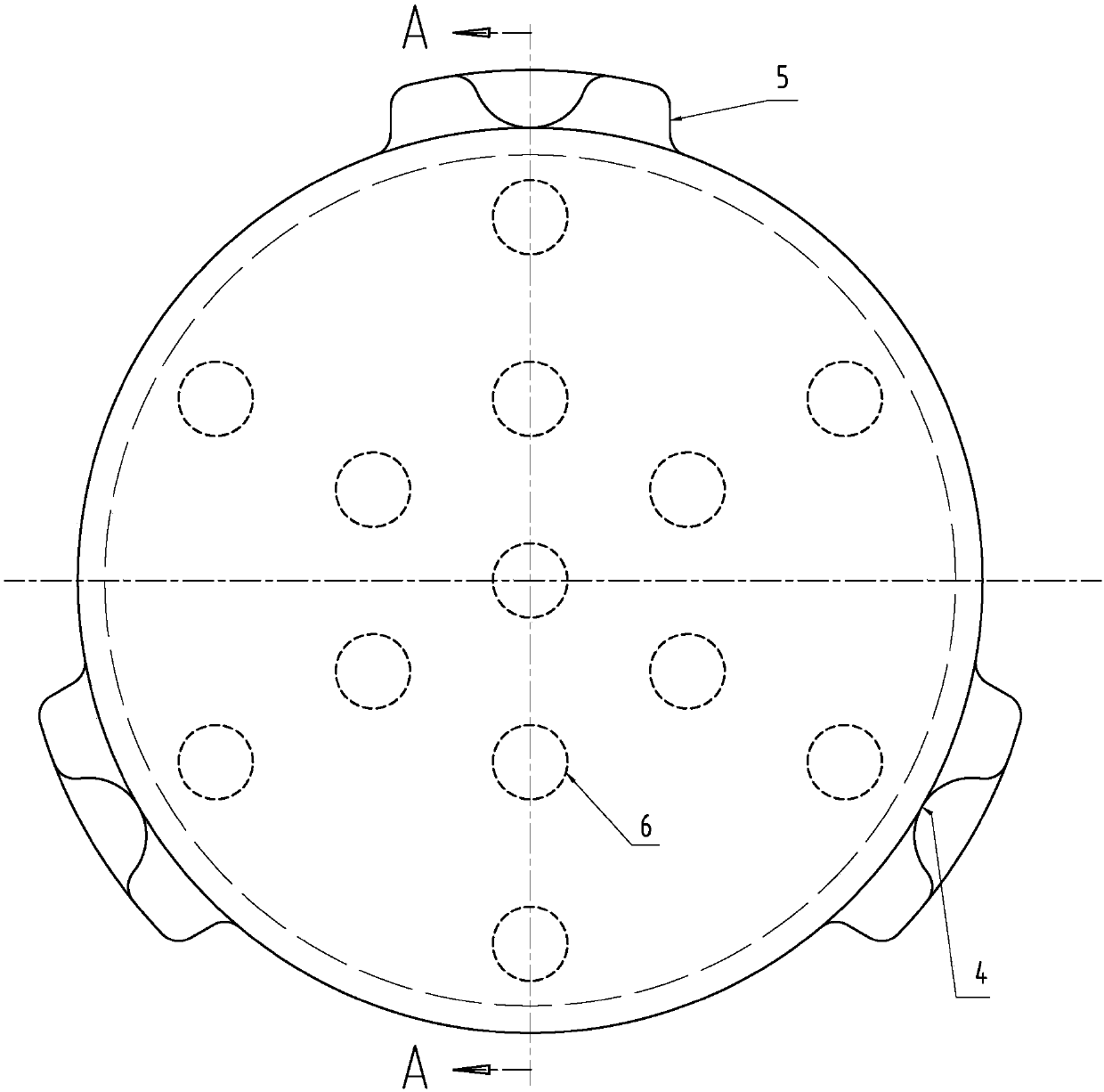 Friction block for pneumatic clutch and manufacturing method thereof