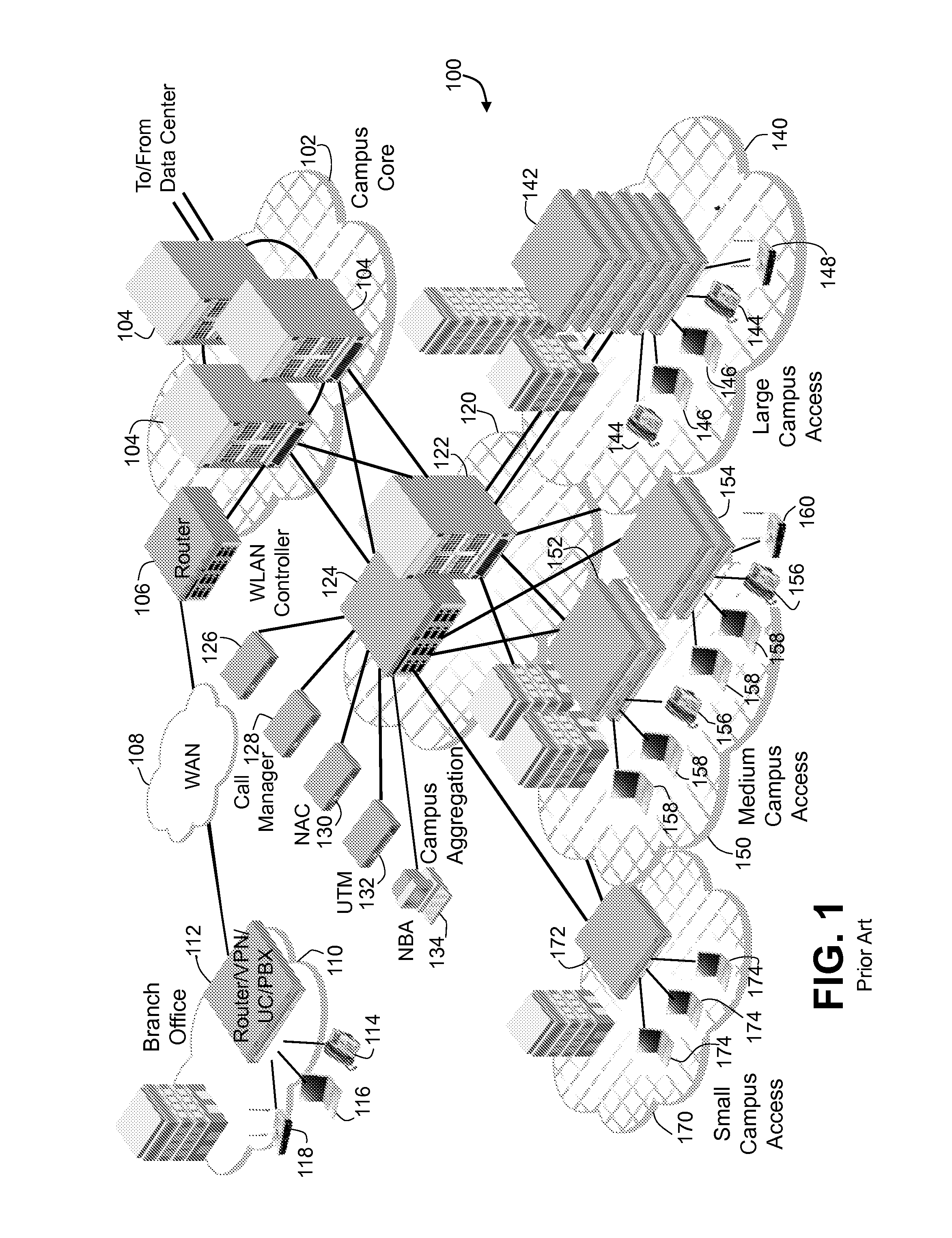 Ingress and egress switch which determines services related to an incoming packet