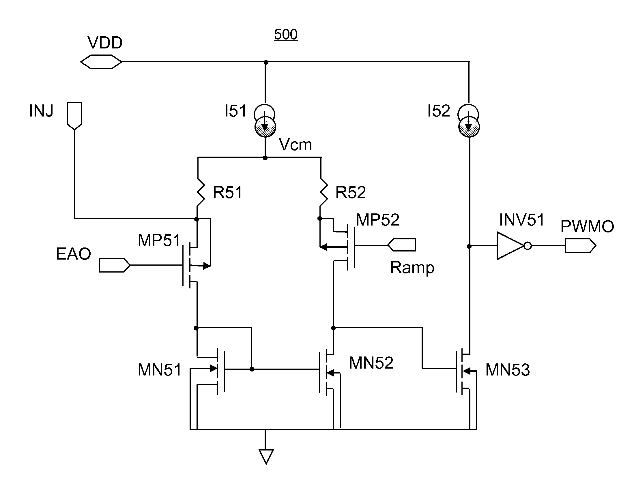 Multiple-input comparator and power converter