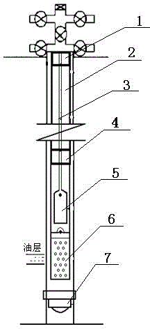 Nonmetallic flexible composite continuous pipe oil extraction device