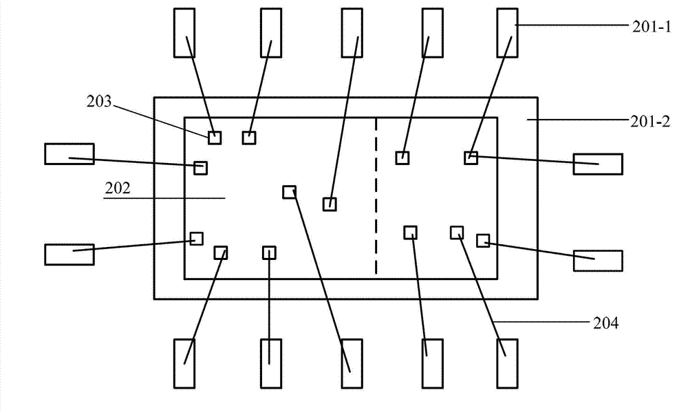 Multi-chip packaging structure and multi-chip packaging method