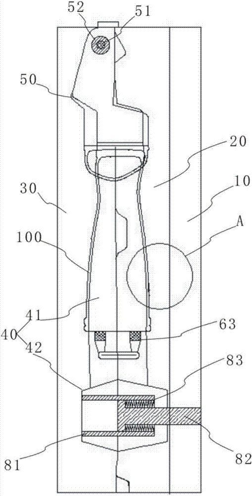 Steel aluminum composite mould of high wading boot