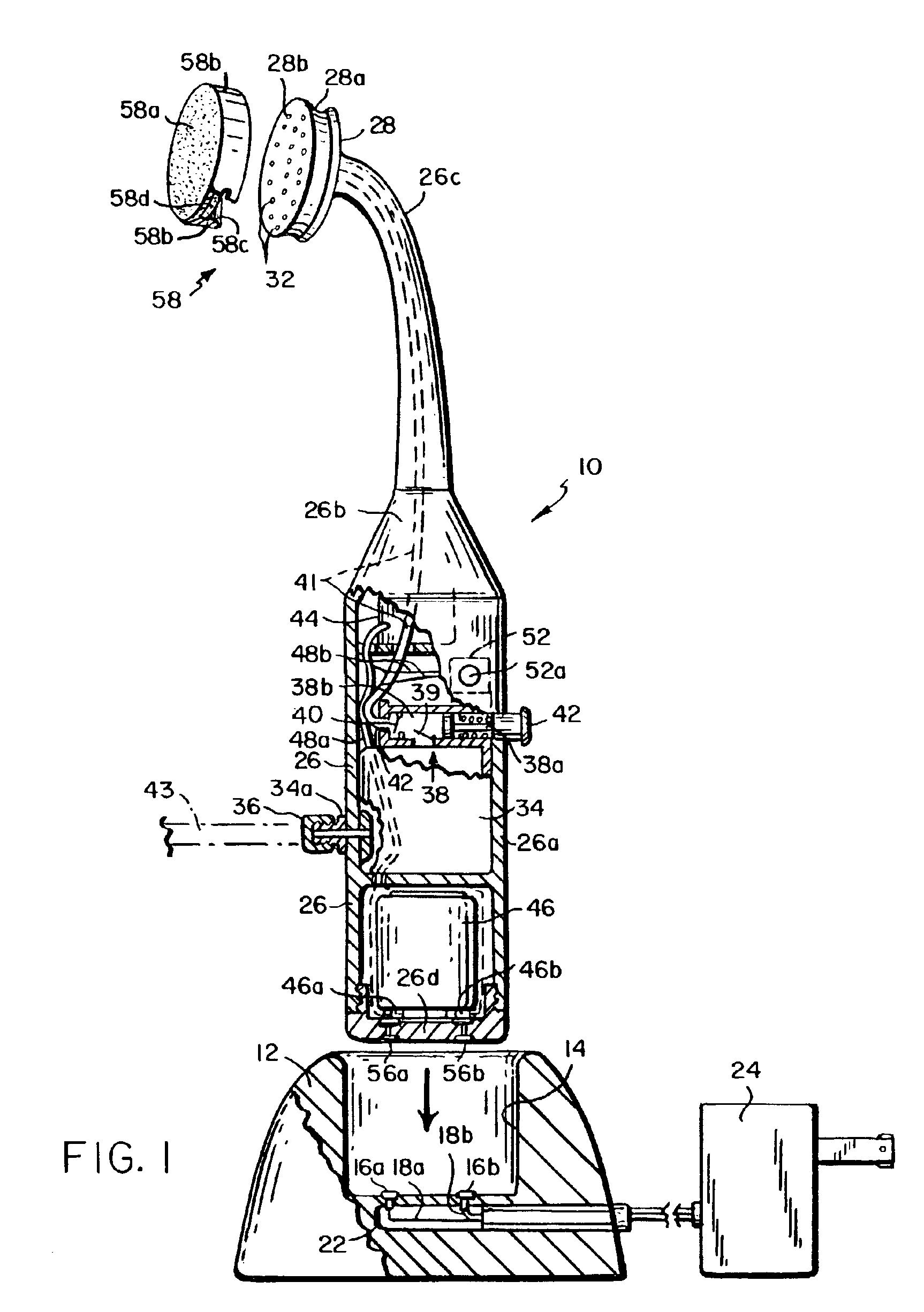 Hand held nail polish removal tool