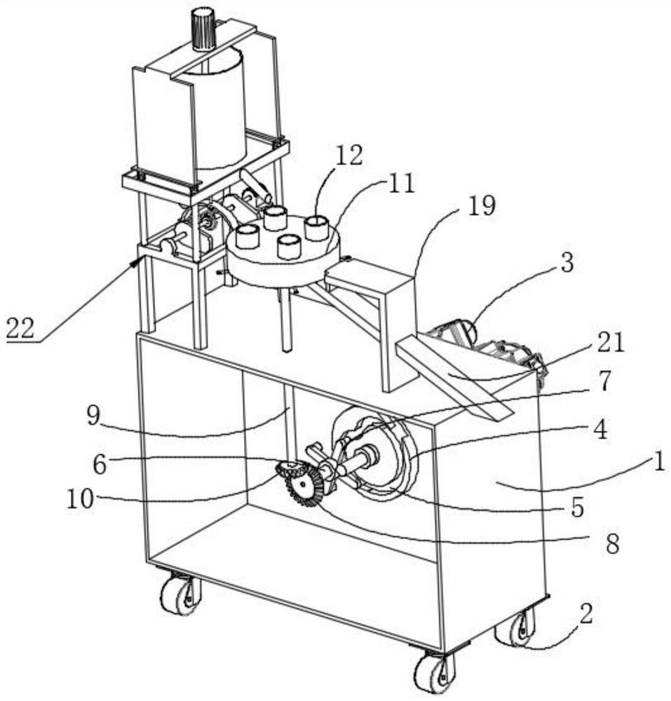 Quantitative fertilizing device