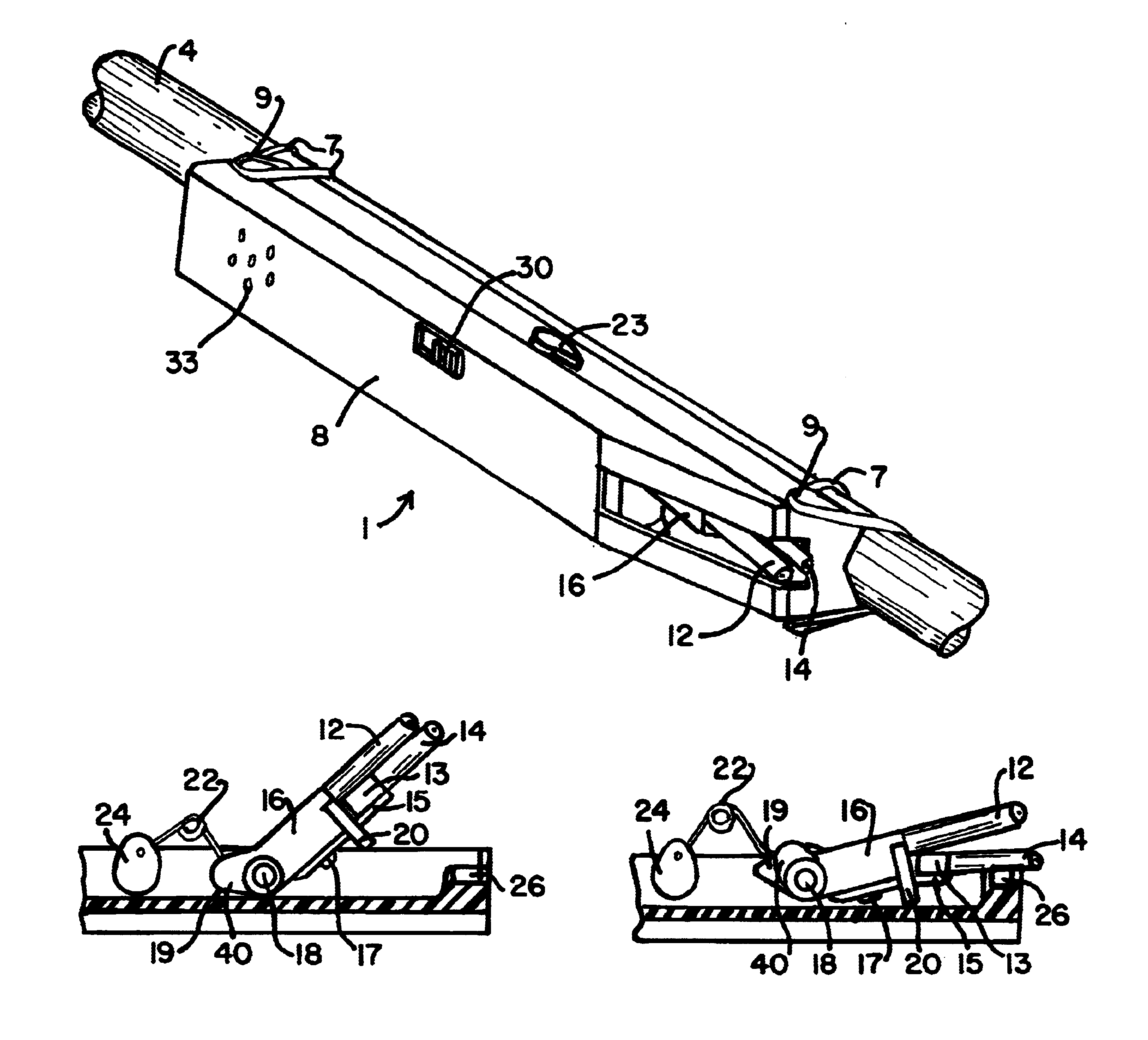 Fish alarm and line release device