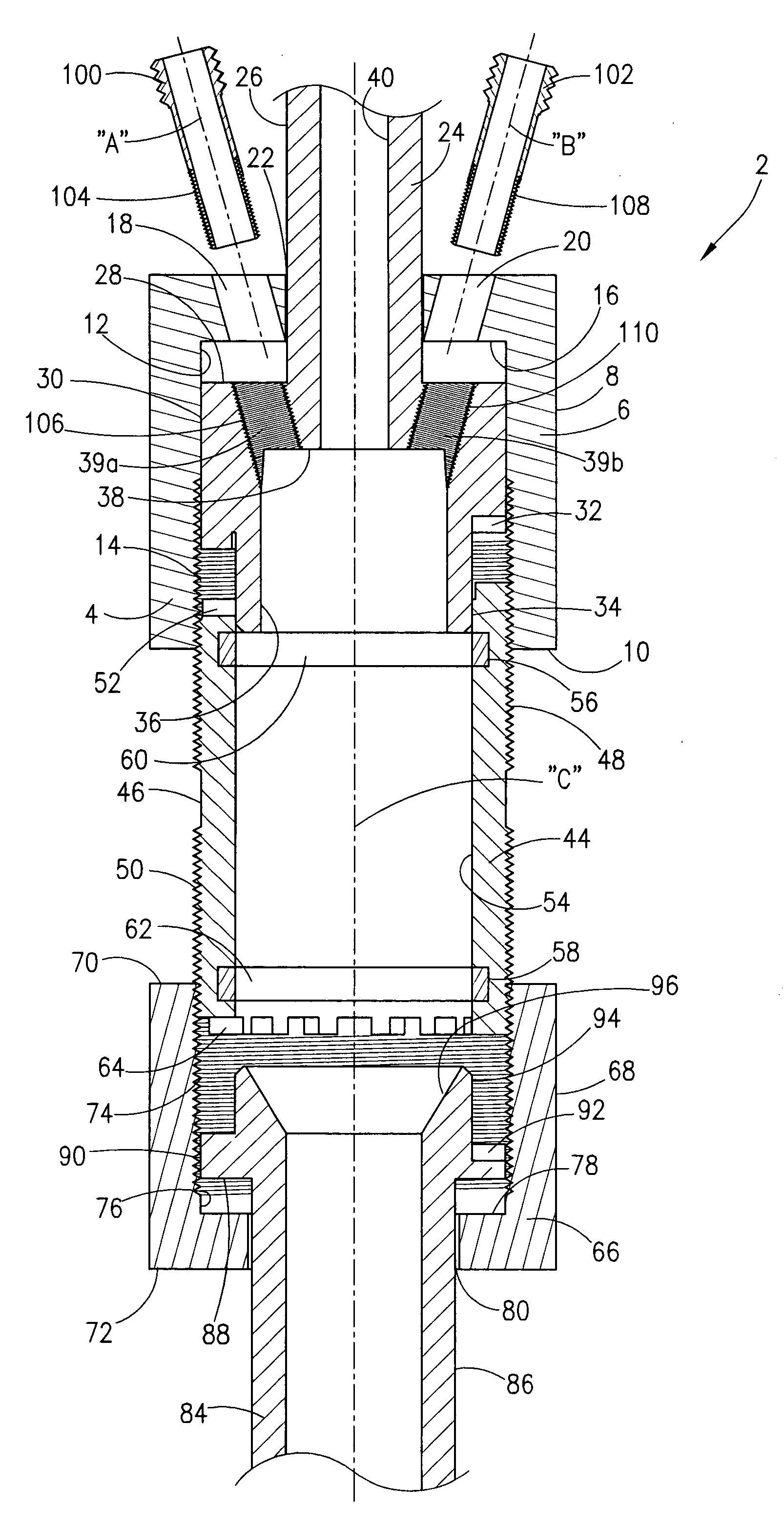 Side entry apparatus and method