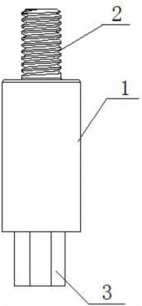 Injection screw and automobile regulator structure thereof