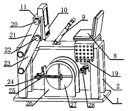 Trajectory variable low limb rehabilitation training chair