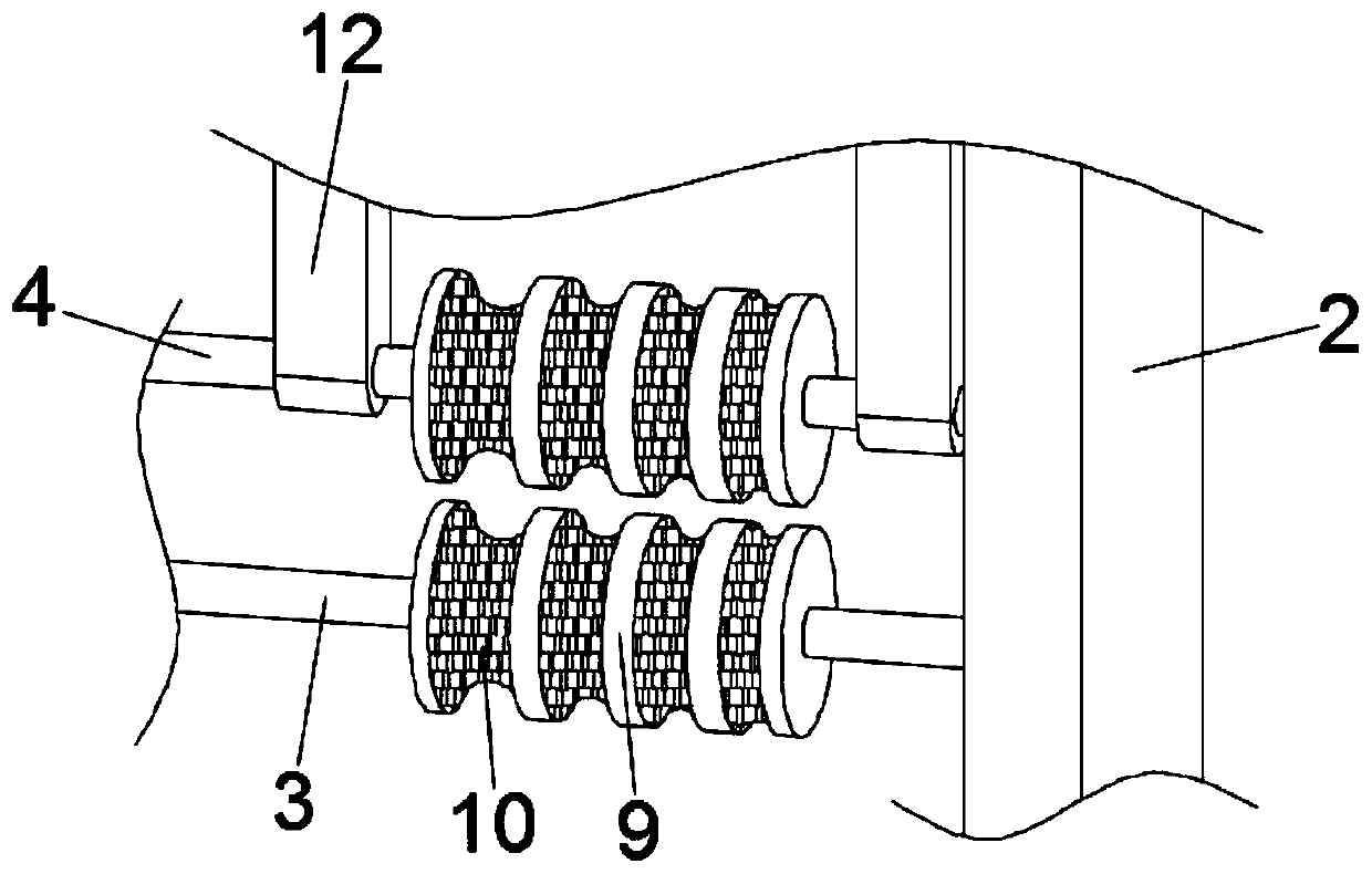 Street lamp cable efficient traction device