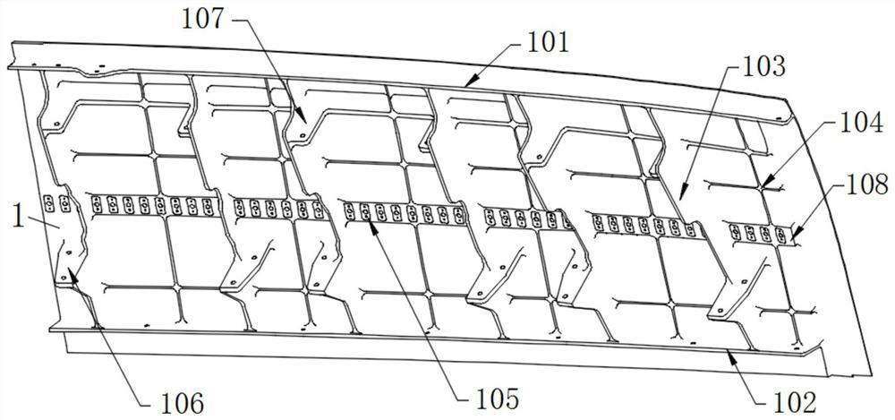 Airborne conformal bearing antenna