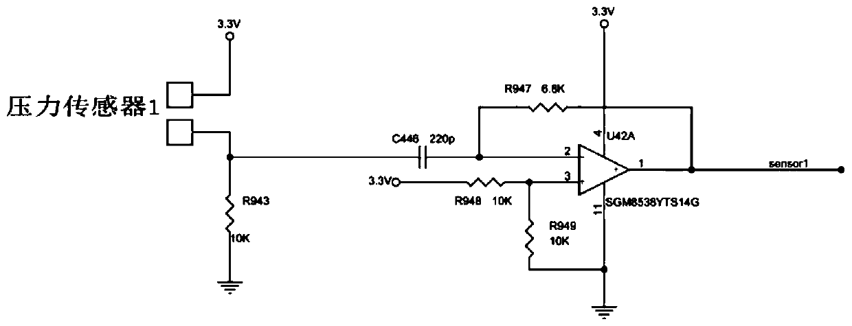 Pressure measuring device for pressure bandage point positions