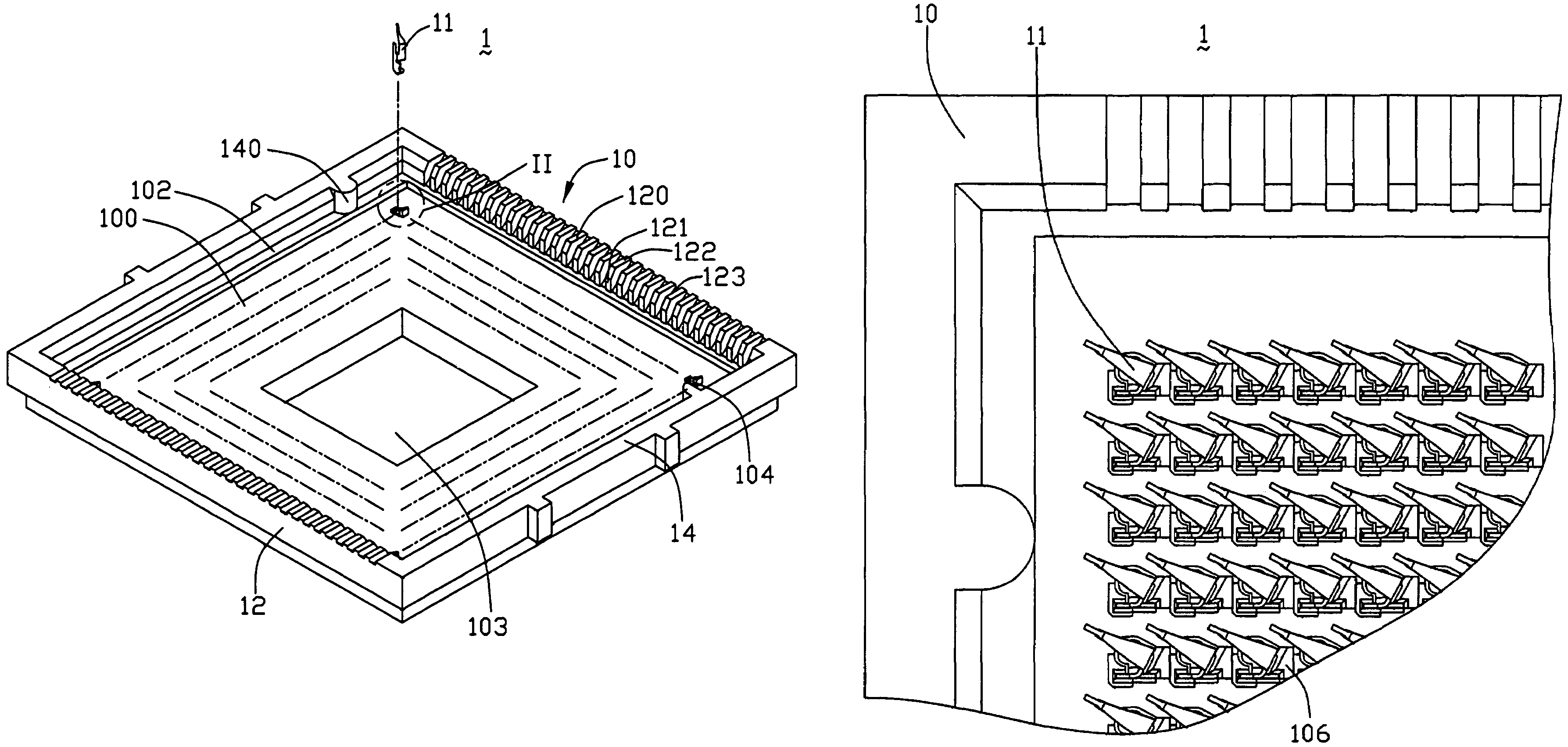 Electrical connector with dual-function housing protrusions