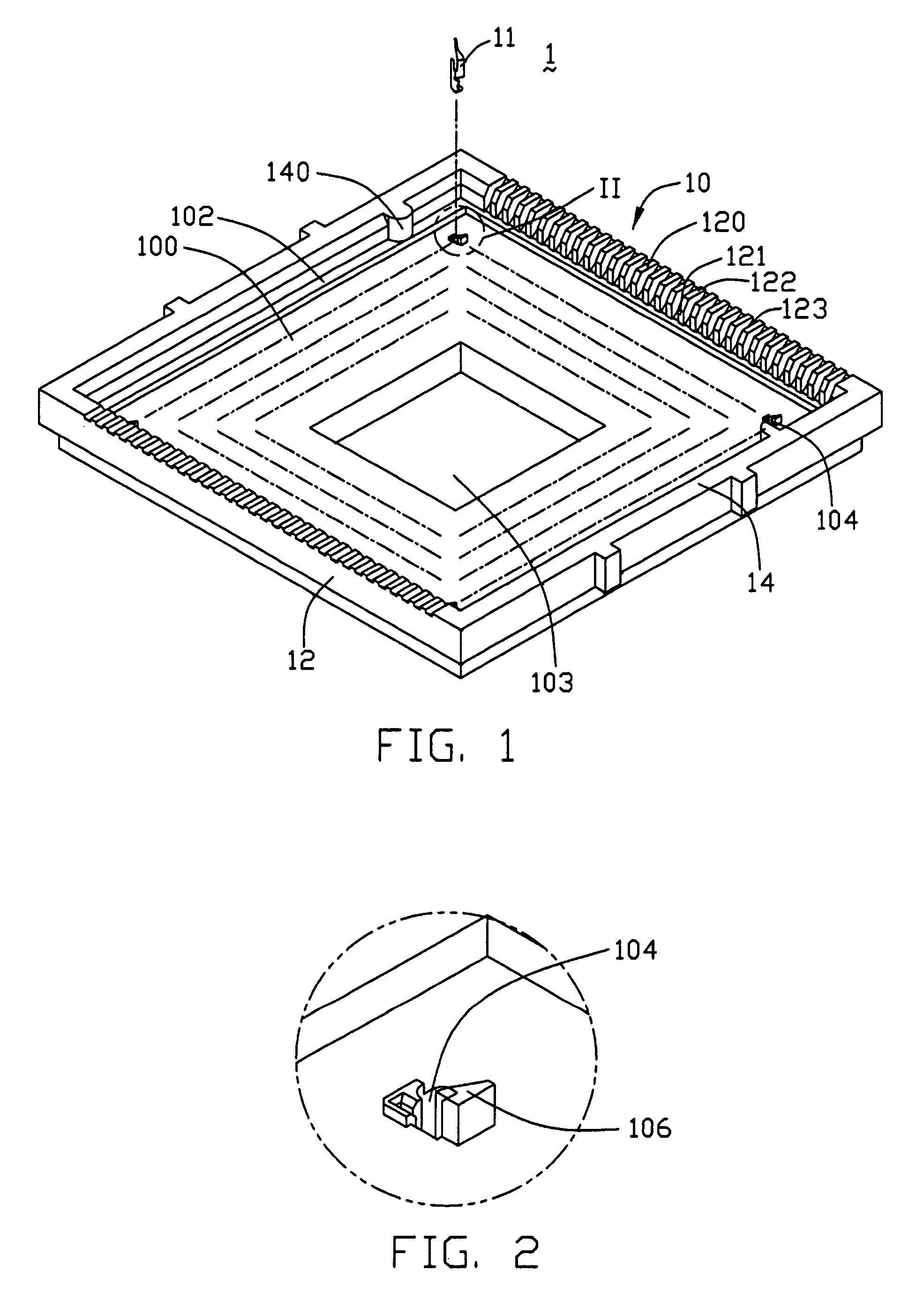 Electrical connector with dual-function housing protrusions