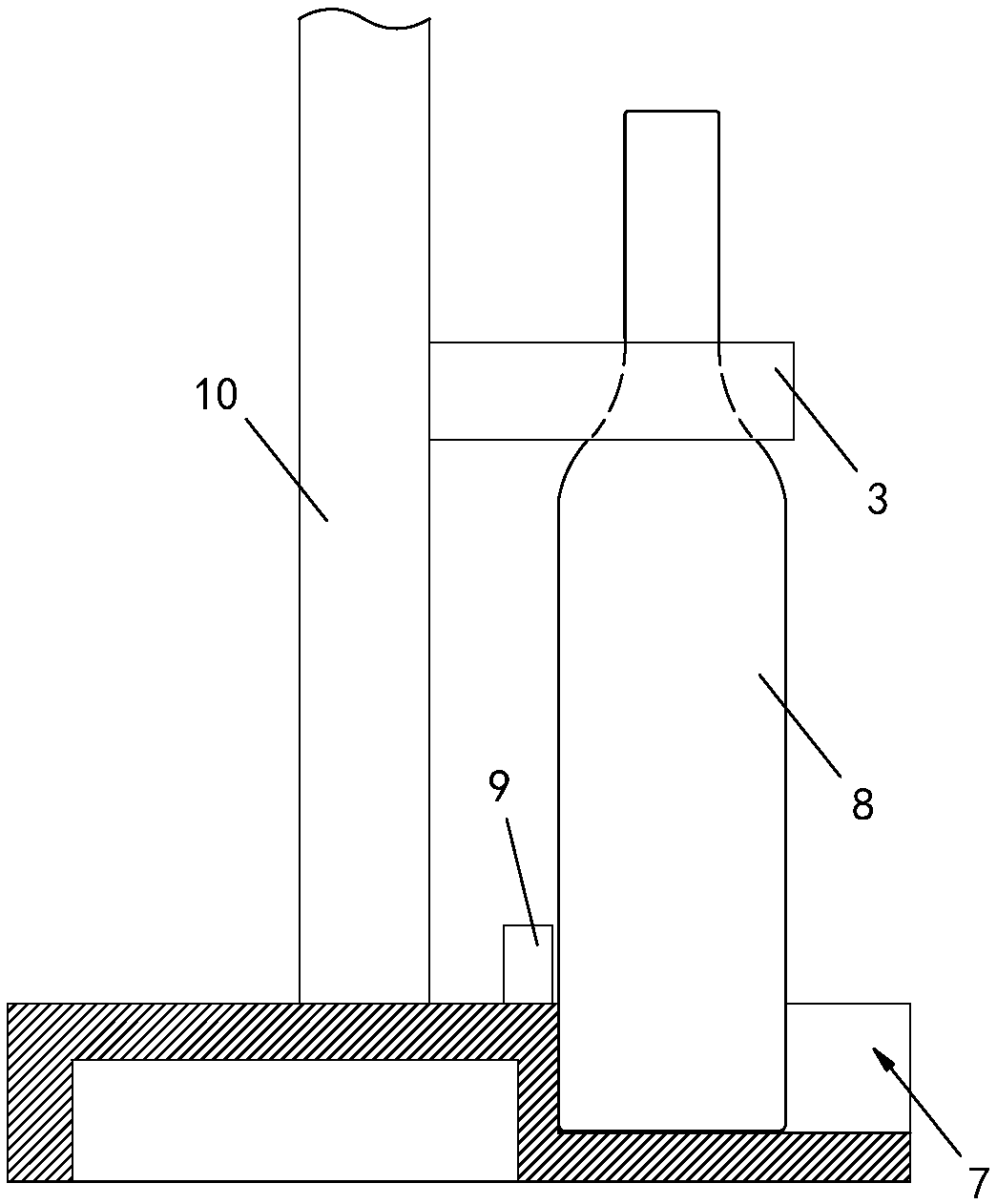 Automatic cork puller for cork of wine bottle