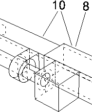 A monitor with the function of crack bending deformation measurement