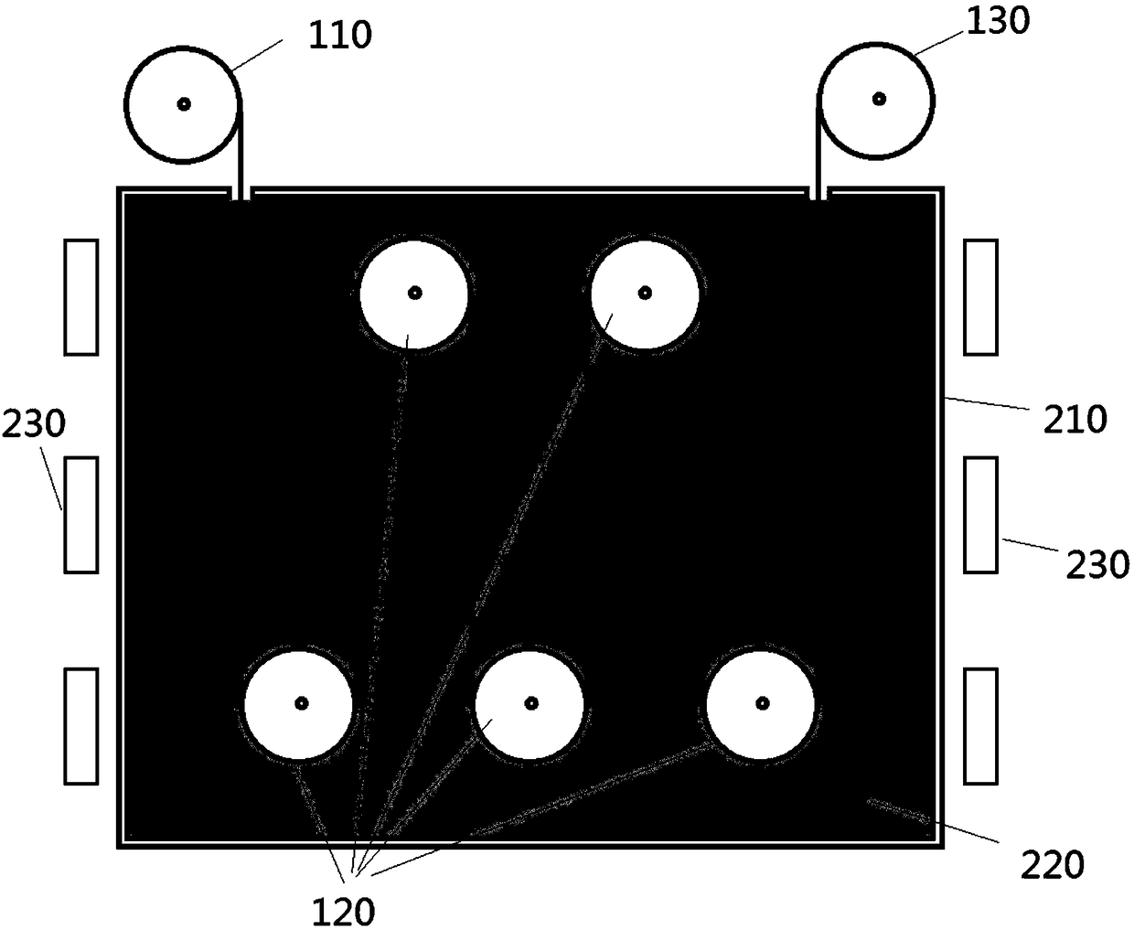 Method and device for diaphragm pretreatment