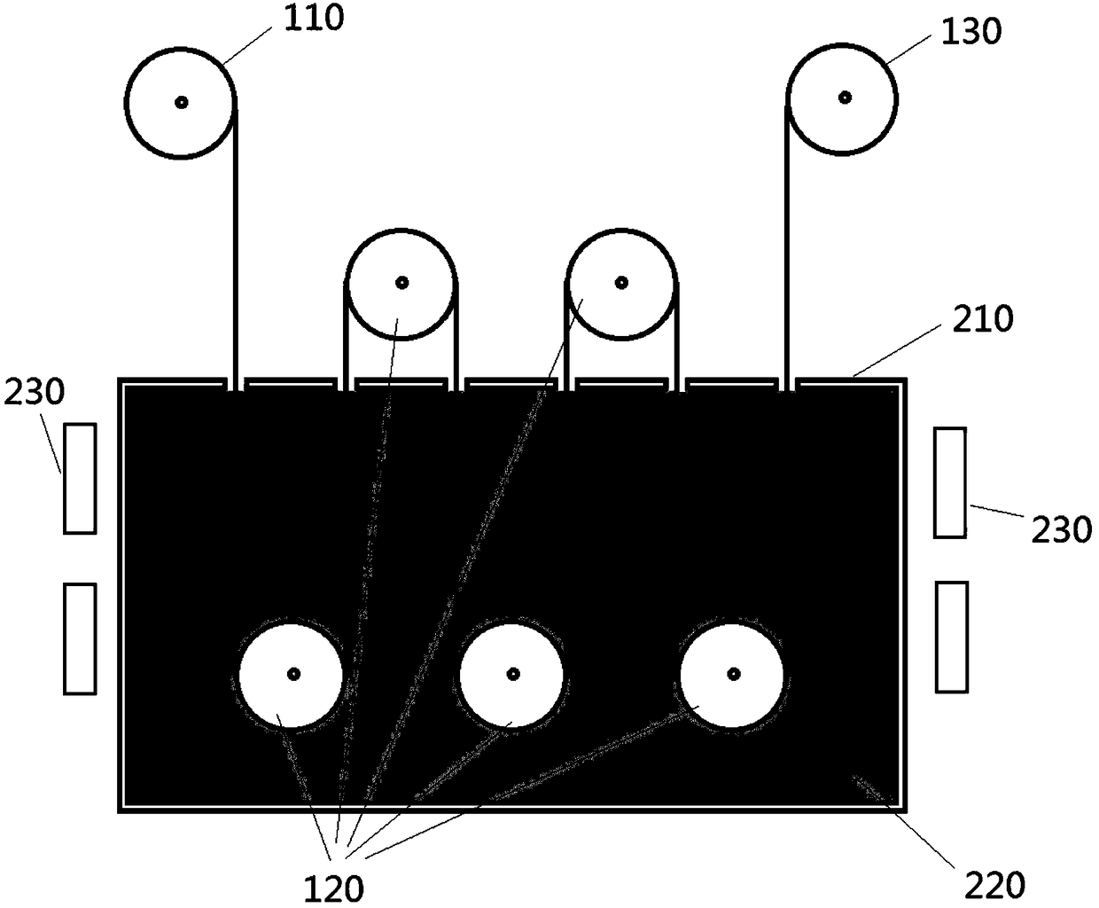 Method and device for diaphragm pretreatment