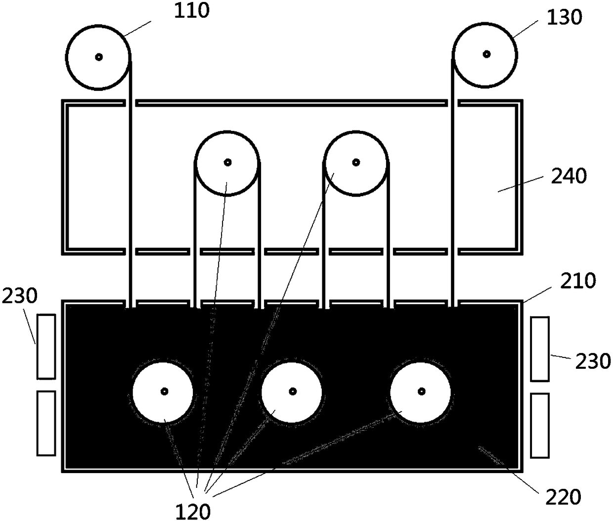 Method and device for diaphragm pretreatment