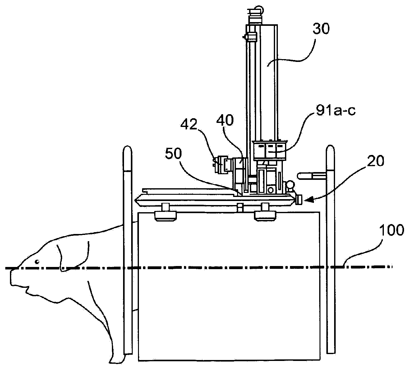 Device for detecting gestation