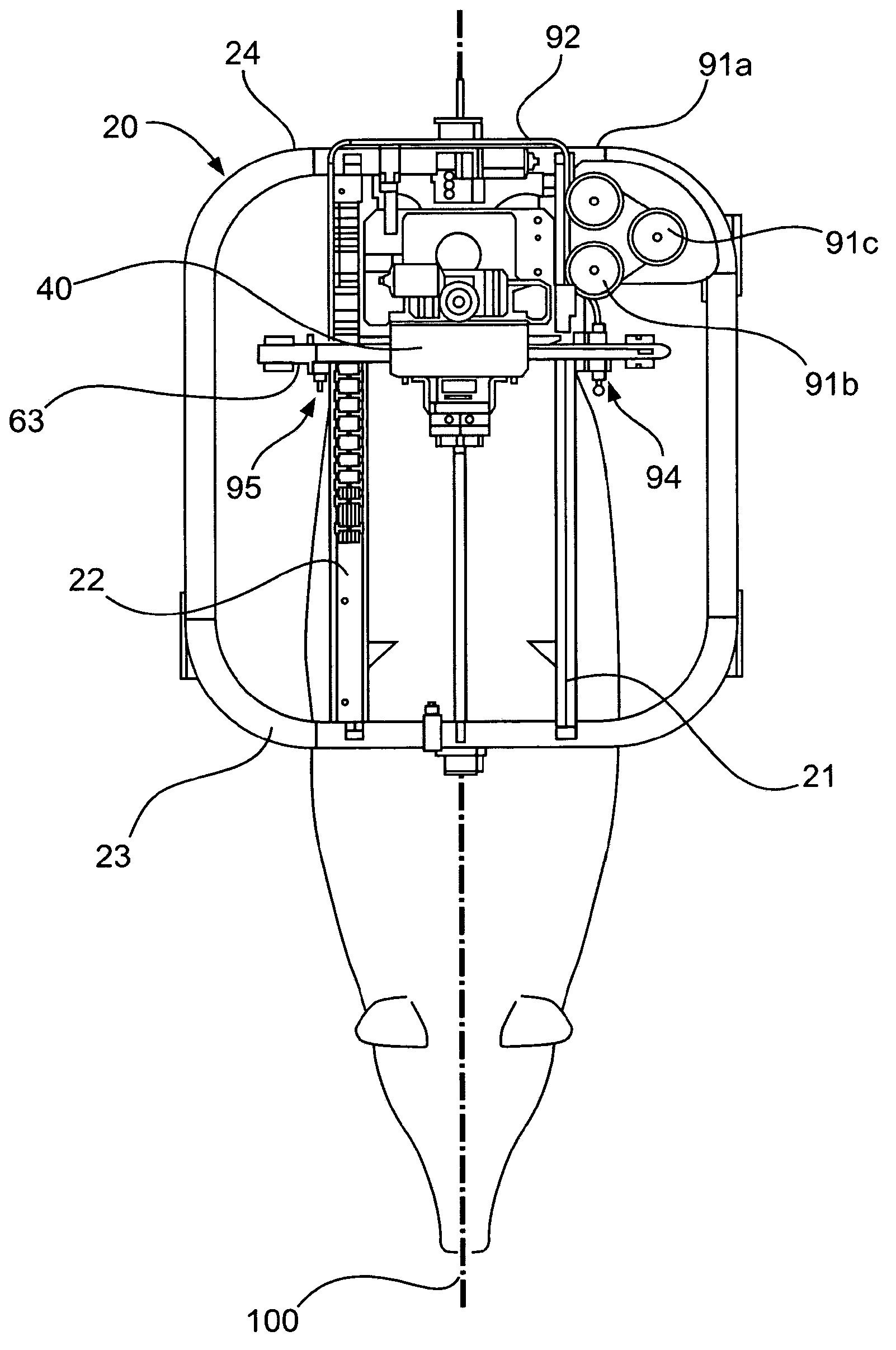 Device for detecting gestation