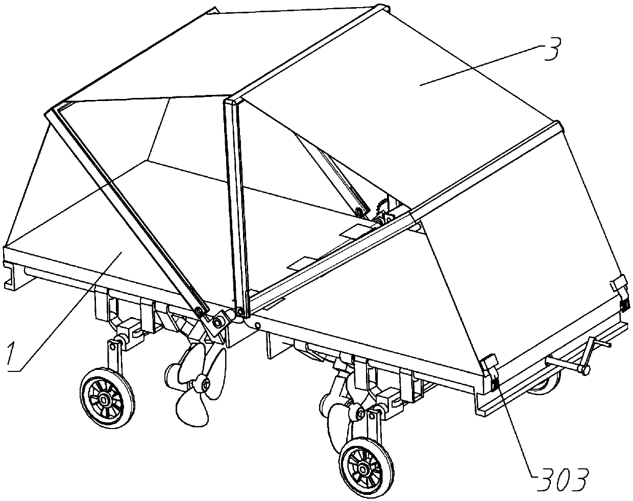 Dual-purpose stretcher for land and water