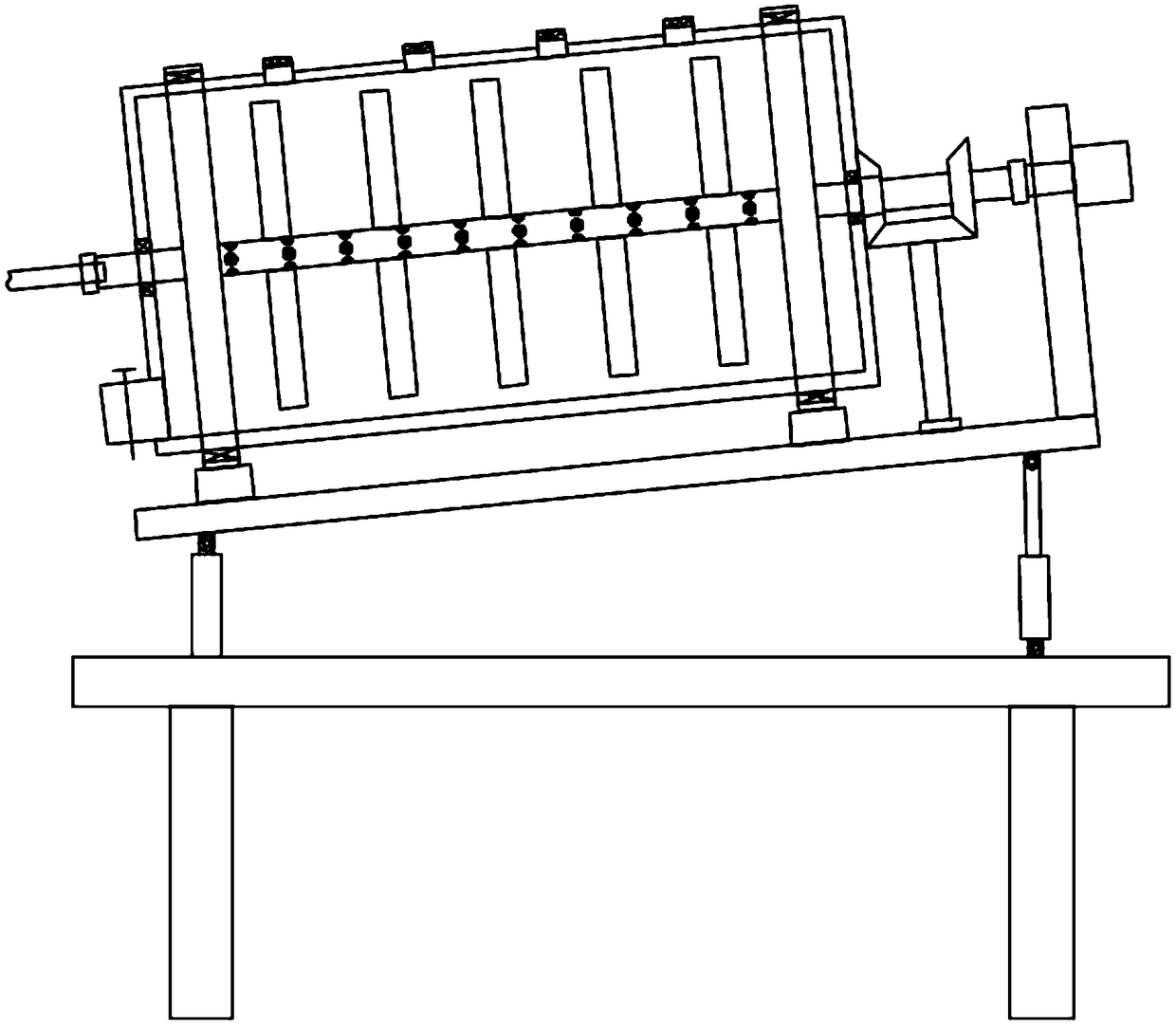 Grain storage drying device for agriculture